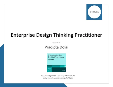 Preview of Enterprise Design Thinking Practitioner