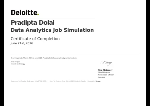 Preview of Data Analytics Job Simulation