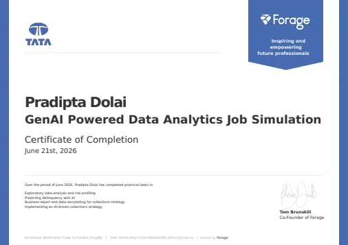 Preview of GenAI Powered Data Analytics Job Simulation