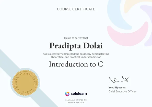 Preview of Introduction to C